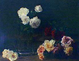 Henri Fantin-Latour Rosas blancas Spain oil painting art